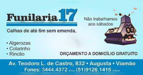 Construção e Reformas Funilaria 17